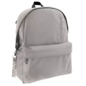 Luna Must lekerekített 4 rekeszes hátizsák – szürke