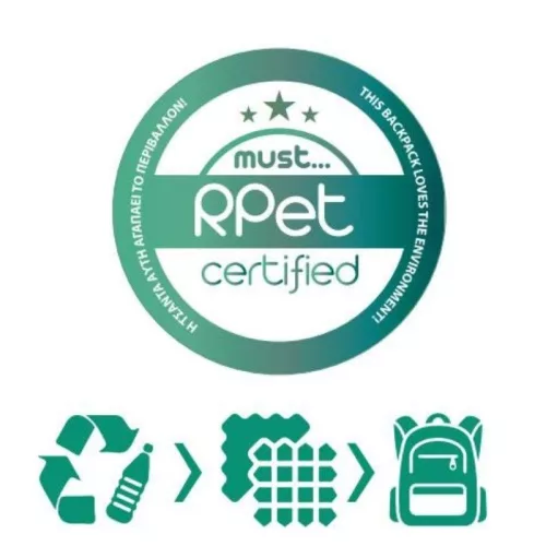 Luna Must lekerekített 4 rekeszes hátizsák – világospiros