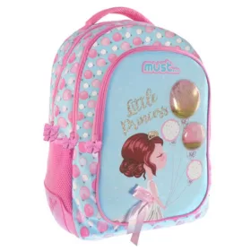 Luna Must Little Princess 3D mintás, 3 rekeszes hátizsák