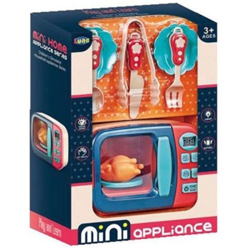 Luna Mini Appliance - Mikrohullámú sütő játékszett fénnyel