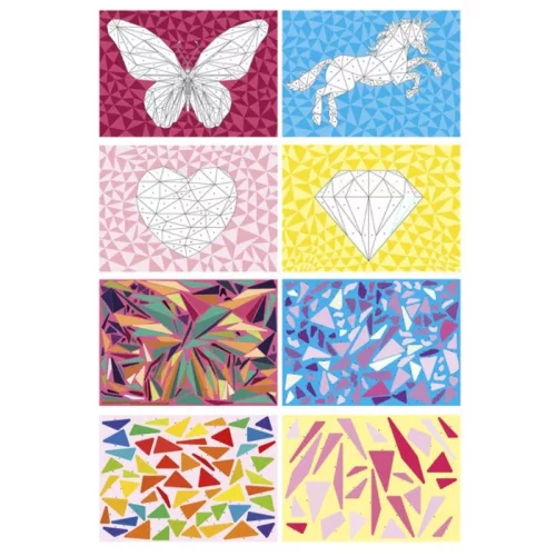 Grafix kreatív játék – Matrica szám szerint, 4 lap