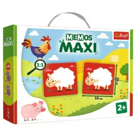 Trefl 02266 Memos Maxi memóriajáték – Farm (24 db)
