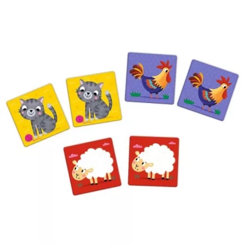 Trefl 02266 Memos Maxi memóriajáték – Farm (24 db)