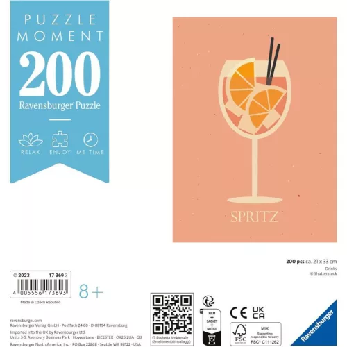 Ravensburger 17369 pillanatok puzzle – Koktél (200 db)