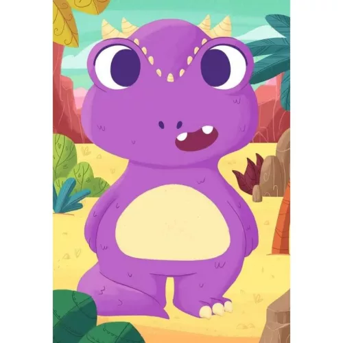 Ravensburger 05197 Mix&Match puzzle – Kedves dinók (3x24 db)