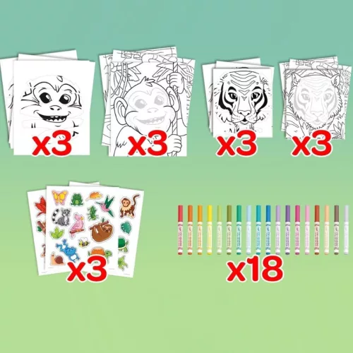 Crayola POP's 3D megakészlet – Dzsungel