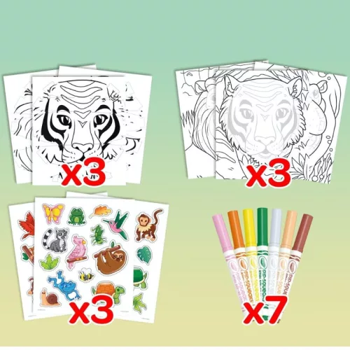 Crayola POP's 3D foglalkoztató – Dzsungel