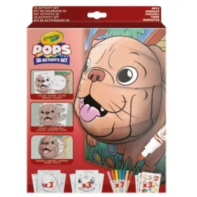 Crayola POP's 3D foglalkoztató – Kis állatok
