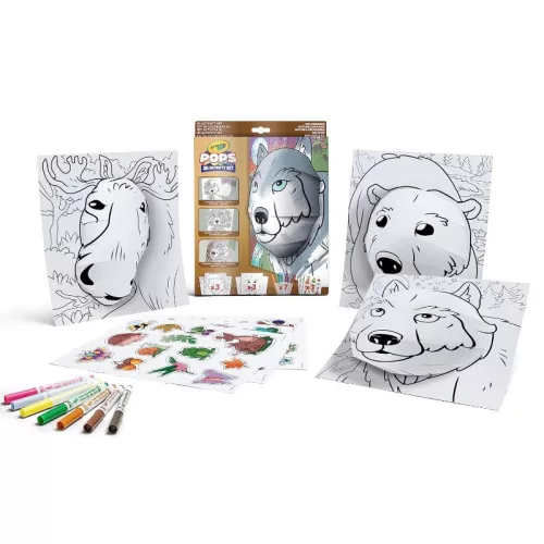 Crayola POP's 3D foglalkoztató – Vadon