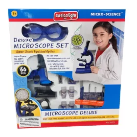 Deluxe öntött mikroszkóp 10x30x60* lencsével