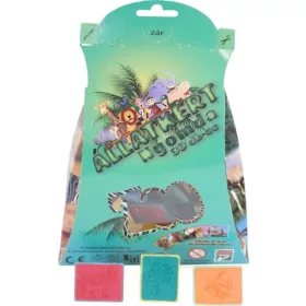 Állatkert 30 darabos nyomdakészlet memóriakártyákkal