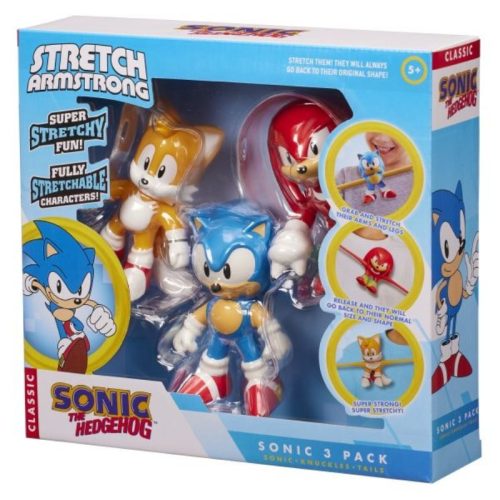 Stretch Armstrong Sonic the Hedgehog - Sonic, Knuckles,Tails játékcsomag