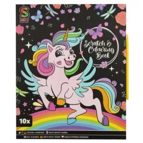 Grafix Képkarcoló és kifestő lapok – Utazó unikornis