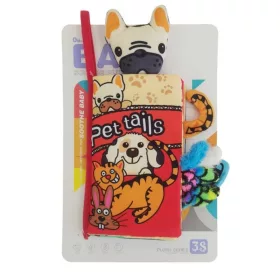 Textil mesekönyv állatokkal – Kiskedvencek