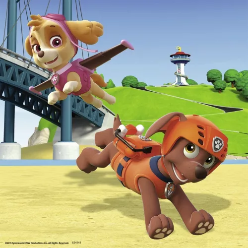 Ravensburger 09239 puzzle – Mancs őrjárat (3x49 db-os)