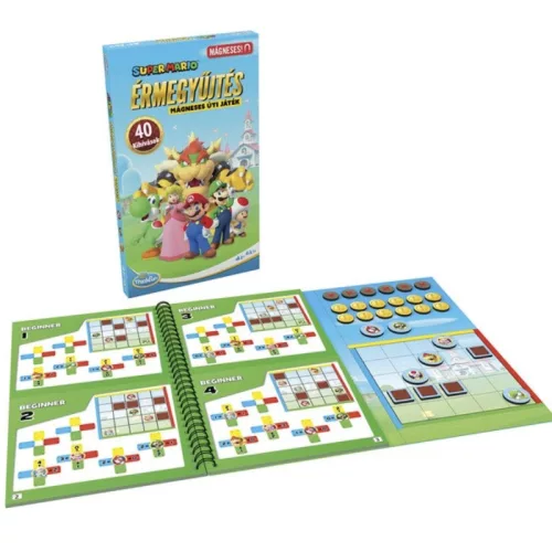 Thinkfun mágneses útijáték – Super Mario: Érmegyűjtés