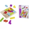 Eichhorn logikai játék – színes formabeillesztős tábla