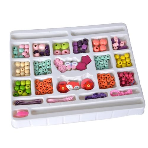 Eichhorn fa gyöngyfűző készlet betűkkel