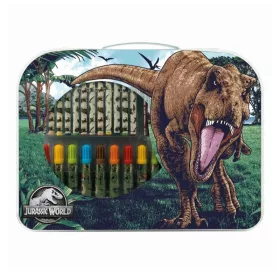 Színező készlet bőröndben – Dinók