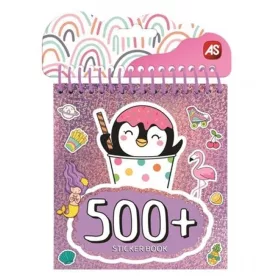 Matricás füzet 500+ matricával – Pingvin
