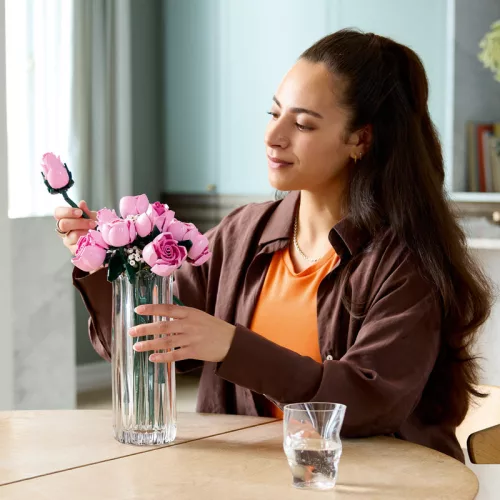 LEGO Botanicals 10374 Rózsaszín rózsacsokor