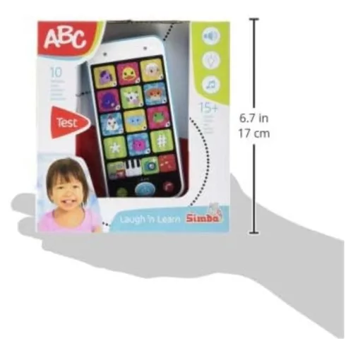 ABC okostelefon bébijáték