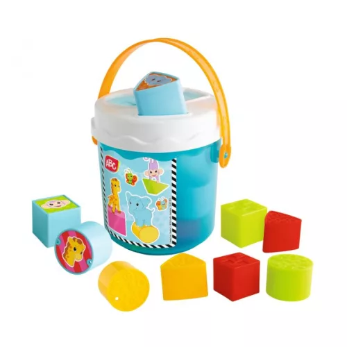 ABC Színes formabedobó vödör