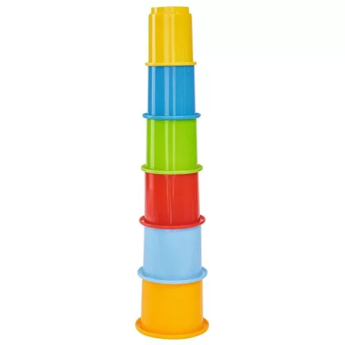 ABC Építő piramis készségfejlesztő bébijáték