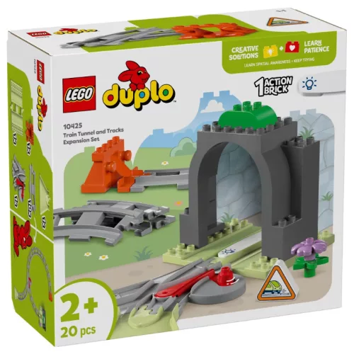 LEGO DUPLO Town 10425 Vonatalagút és sínek kiegészítő szett