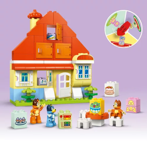 LEGO DUPLO Bluey 10459 Bluey családi háza memóriajátékkal