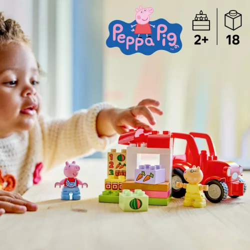 LEGO DUPLO Peppa Pig 10468 Traktor és piac