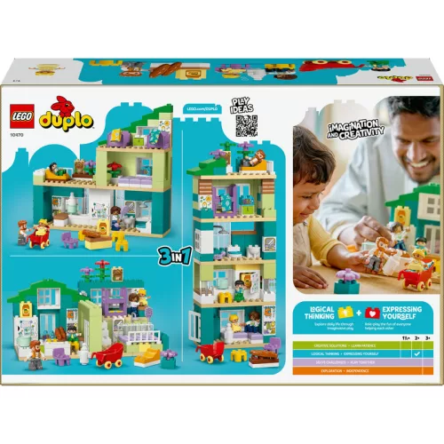 LEGO DUPLO Town 10470 3 az 1-ben modern családi ház figurákkal