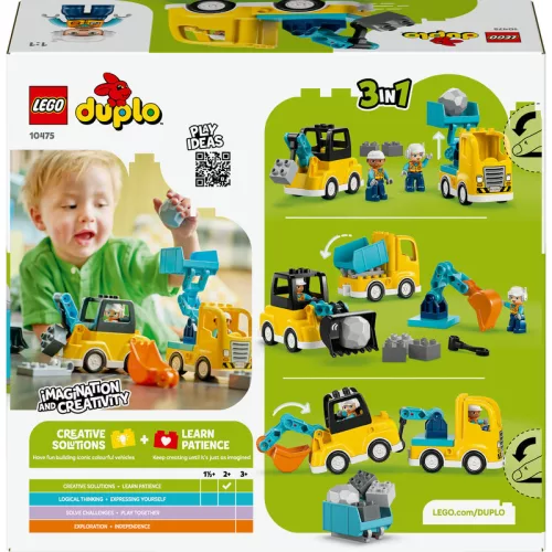 LEGO DUPLO Town 10475 3 az 1-ben építési munkagépek