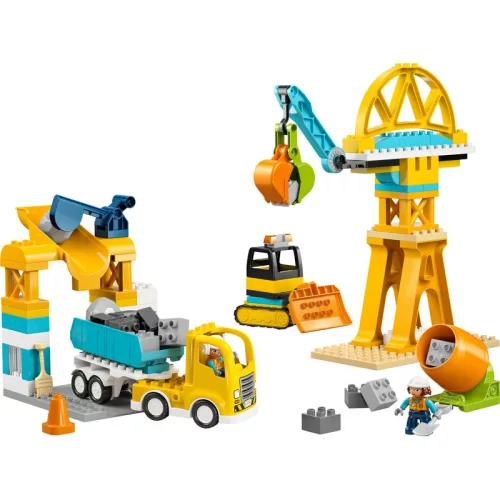 LEGO DUPLO Town 10476 3 az 1-ben építési terület és munkagépek