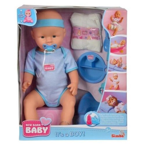 New Born Baby Fiú baba kiegészítőkkel