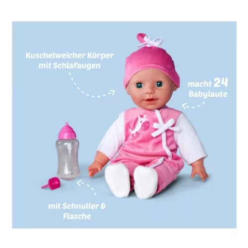 Laura interaktív játékbaba beszélő funkcióval (38 cm)
