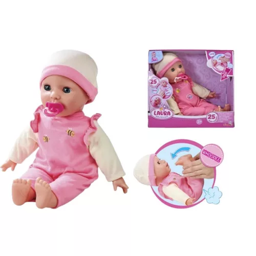 Simba Laura Baby Whoopee interaktív játékbaba