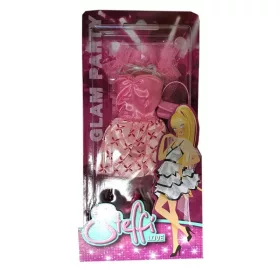 Steffi Love rózsaszín koktélruha játékszett