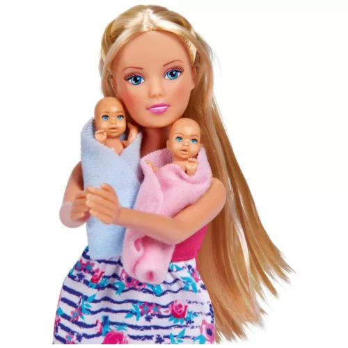 Steffi Love kismama játékbaba ikrekkel