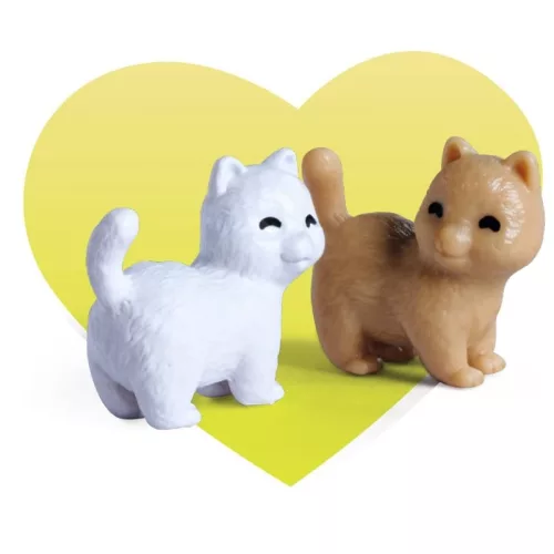 Steffi Love Baby Cats játékszett – Steffi baba anyacicával és meglepetés kölyökkel