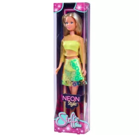 Steffi Love Neon Style játékbaba sárga ruhában