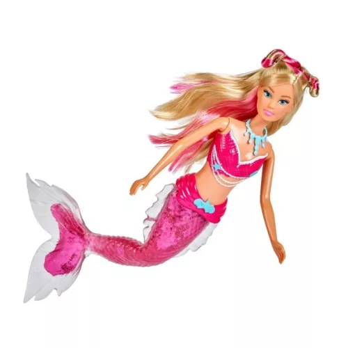 Steffi Love Squishy Mermaid sellőbaba delfinnel – 29 cm
