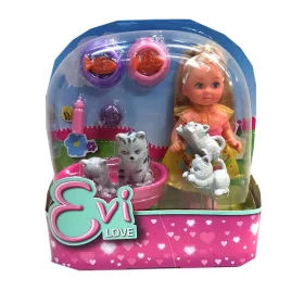 Évi Love játékszett – Évi baba cicacsaláddal
