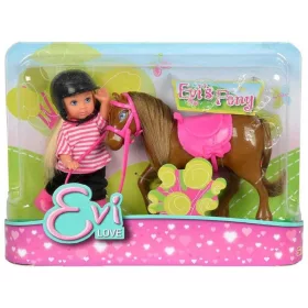 Évi Love baba sötétbarna pónival