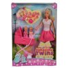 Steffi Love - Sunshine ikrek rózsaszín babakocsival játékszett