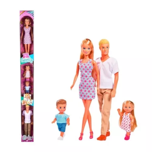 Steffi Love játékbaba család XL dobozban – 4 db