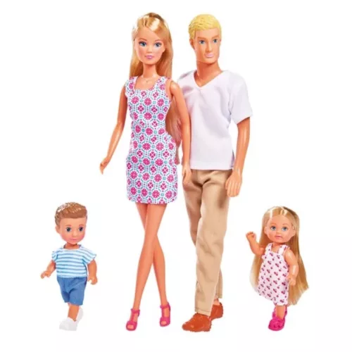 Steffi Love játékbaba család XL dobozban – 4 db