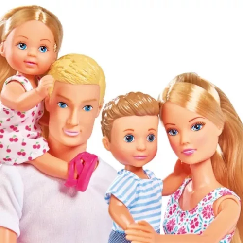 Steffi Love játékbaba család XL dobozban – 4 db