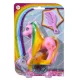 Sweet Pony játékfigura rózsaszín sárga-zöld sörénnyel