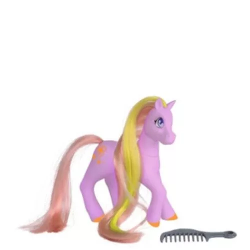 Sweet Pony játékfigura rózsaszín sárga-zöld sörénnyel